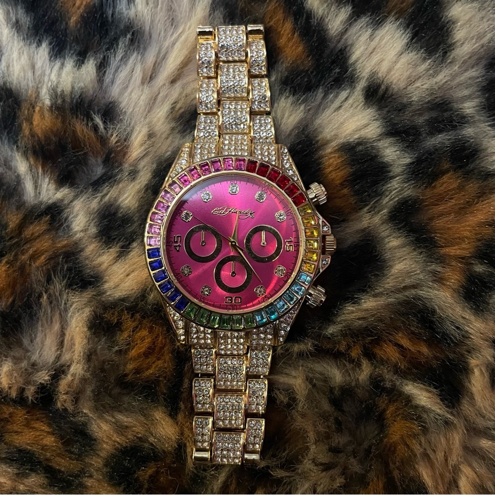 Ed Hardy Gold Watch